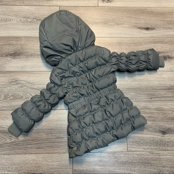 Château de sable Paris baby girl down feather gray puffer winter coat 18… - Picture 4 of 13